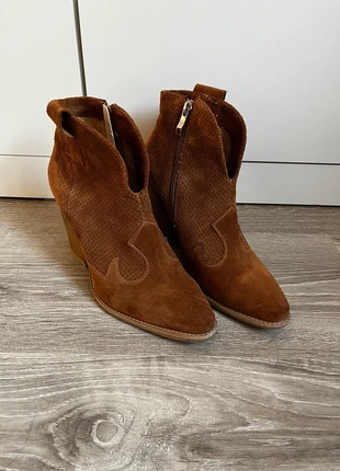 Botines Cowboy de piel, marque: AKARDO, état: Très bon état, taille: 38, 16,00 €, 17,50 € Protection acheteurs incluse