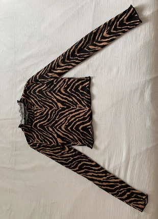 Haut zebré, marca: Shein, estado: Novo sem etiquetas, tamanho: S / 36 / 8, €5.00, €5.95 inclui Proteção do Comprador