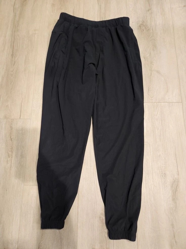 dresy czarne aesthetic baggy boxy szerokie wide leg sweatpants | Vinted