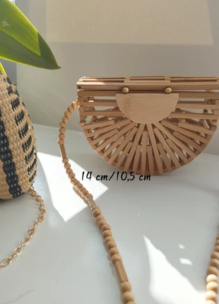 Mini sac à main Tendance en Bambou, merk: Tendance, staat: Heel goed, € 15,00, € 16,45 inclusief Kopersbescherming