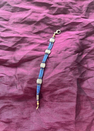 Bracelet tibétain en lapis-lazuli - Fabriqué au Népal, estado: Muy bueno, 6,80 €, 7,84 € Protección al comprador incluida