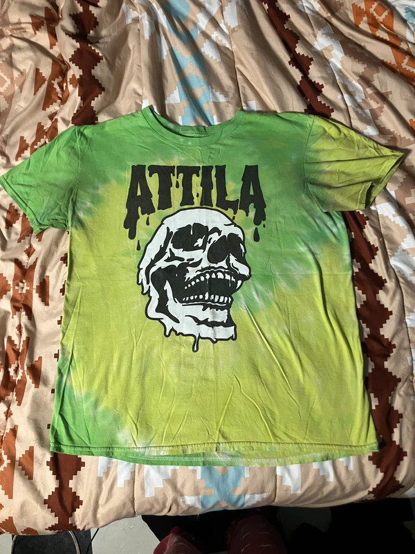 Attila tie-dye band shirt M