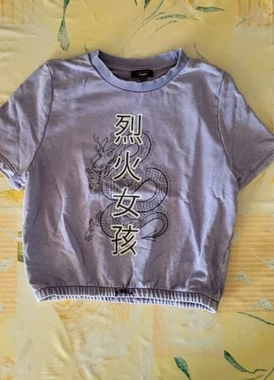 T shirt Jennyfer motif chinois, brand: Jennyfer, condition: Good, size: XS, €3.00, €3.85 includes Buyer Protection
