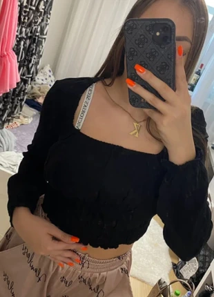 Czarna bluzeczka, brand: Shein, condition: Very good, size: XXXS / 30 / 2, €18.50, €20.13 includes Buyer Protection