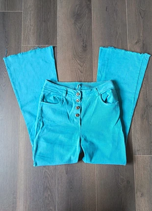 Baby blue Y2K Flared Jeans, brand: Vintage Dressing, condition: Very good, size: M / 38 / 10, €9.00, €10.15 includes Buyer Protection