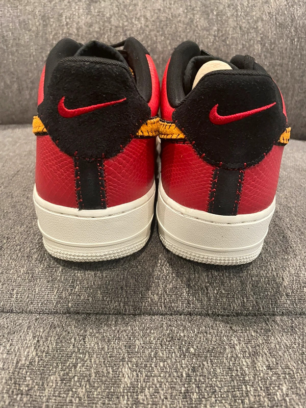 Air force noir orange sales