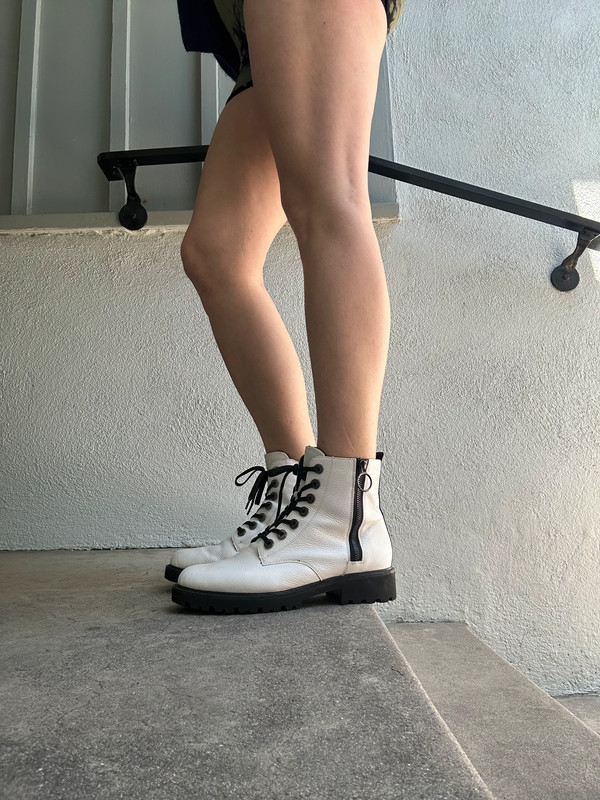 White Remonte boots. Size 8.5 1