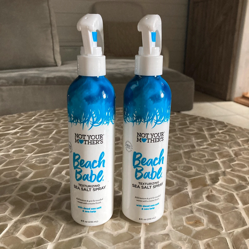 NEW! Not Your Mother's Beach Babe Sea Salt Spray- 2 pack bundle