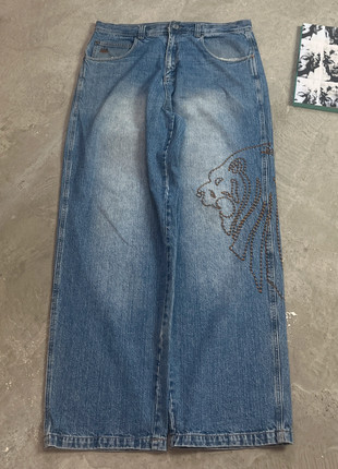 Vintage Baggy Wide Leg Dada Supreme Embriodered Jeans Swag Hip Hop #1060, marque: Dada Supreme, état: Très bon état, taille: L, 49,00 €, 52,15 € Protection acheteurs incluse