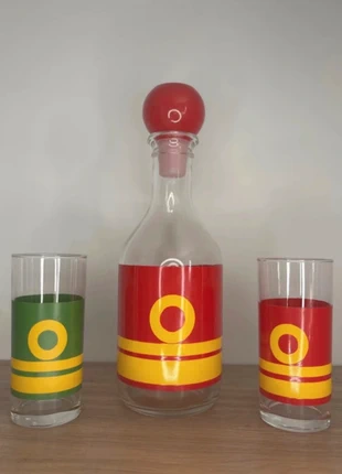Carafe et ses deux verres, brand: Vintage Boutique, condizioni: Buone, €10.00, €11.20 include la Protezione acquisti Pro