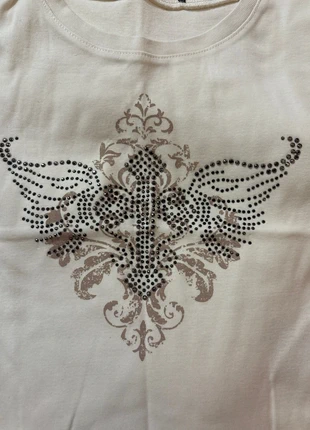 rhinestone top with wings, staat: Nieuw zonder prijskaartje, maat: S / 36 / 8, € 11,00, € 12,25 inclusief Kopersbescherming