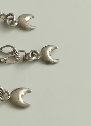 Pulsera de medias lunas en plata, marque: Local, état: Très bon état, 15,00 €, 16,45 € Protection acheteurs incluse