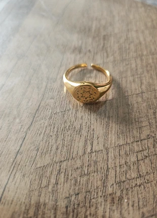 Bague plaqué or, merk: the beige jewels, staat: Nieuw zonder prijskaartje, maat: Aanpasbaar, € 3,00, € 3,85 inclusief Kopersbescherming