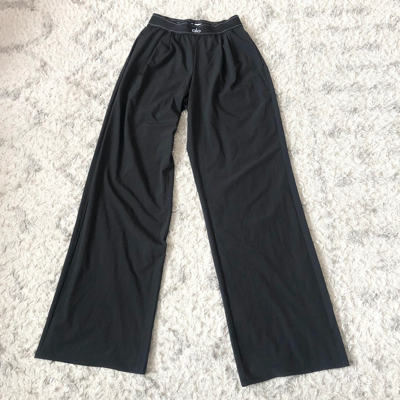 Alo Yoga Suit Up Trouser Black XS 1