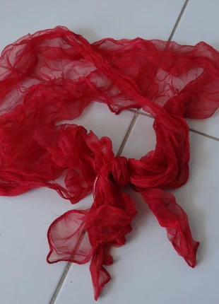 Foulard Rouge Vintage, brand: Vintage, condition: Very good, €3.00, €3.85 includes Buyer Protection