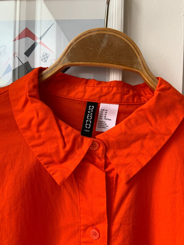 Orange long sleeve shirt 3