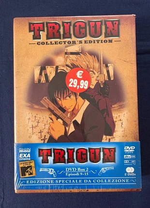 Trigun Collector’s Edition Box 2 sigillato – DVD 9-15 – Edizione Shin Vision JVC Rara, estado: Novo com etiquetas, €35.00, €37.45 inclui Proteção do Comprador