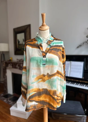 Chemisier Valentine Gauthier à Imprimés, marca: Valentine Gauthier, estado: Muito bom, tamanho: XS / 34 / 6, €30.00, €32.20 inclui Proteção do Comprador