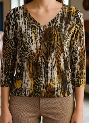 Haut femme imprimé animal taille S, brand: Vintage Dressing, condizioni: Ottime, taglia: S / IT 40 / EU 36, €2.00, €2.80 include la Protezione acquisti