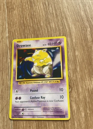 Carte pokemon Drowzee, condition: New without tags, size: One size, €1.00, €1.75 includes Buyer Protection