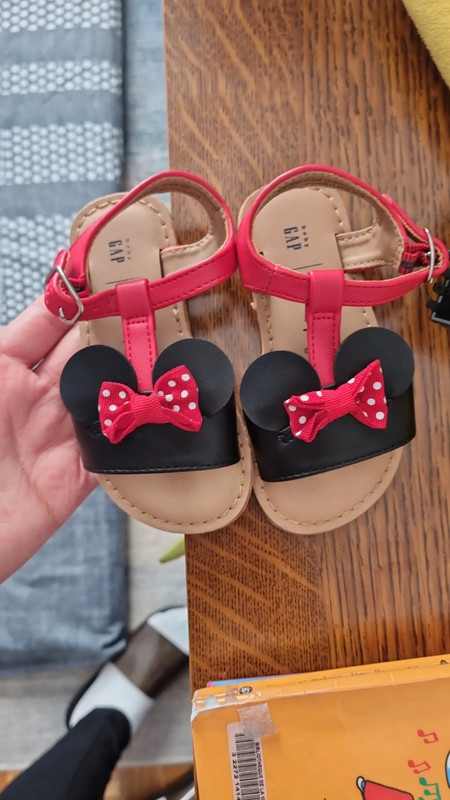 Sandales souris Baby Gap Disney Minnie mousse pour tout-petits filles p.22 2