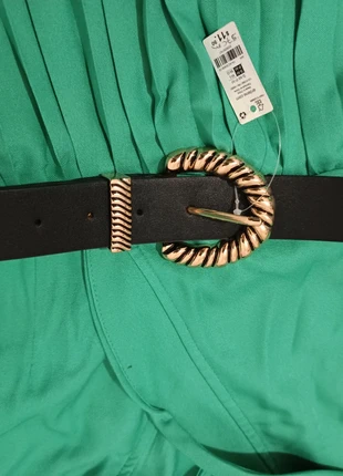 Ceinture noire à boucle torsadée portée au niveau des hanches 97cm neuf avec étiquette, brand: ardene, condition: New with tags, size: Adjustable, €3.90, €4.80 includes Buyer Protection