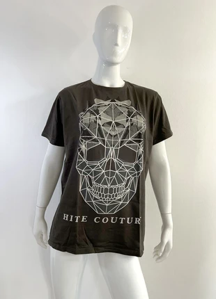 T-shirt tête de mort en strass, marque: HITE COUTURE, état: Très bon état, taille: L, 4,90 €, 5,85 € Protection acheteurs incluse