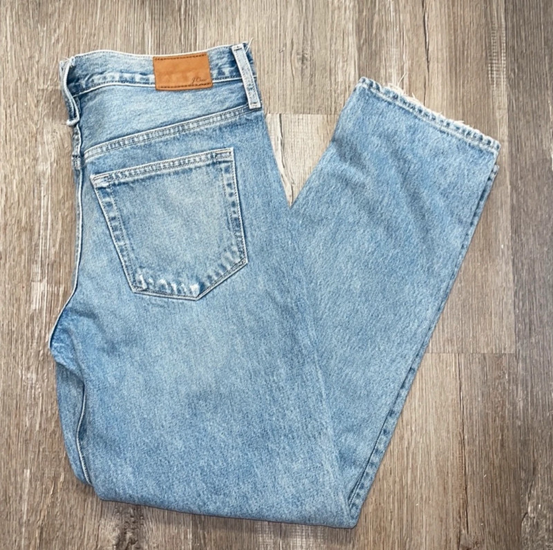 J.Crew Denim Slouchy Boyfriend Straight Leg Jeans 2