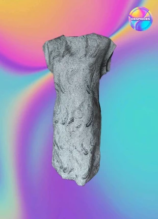 Robe droite blanche brocart argenté, marke: Fait Main, zustand: Sehr gut, größe: XL / 42 / 14, 10,00 €, 11,20 € beinhaltet Vinted-Käuferschutz Pro