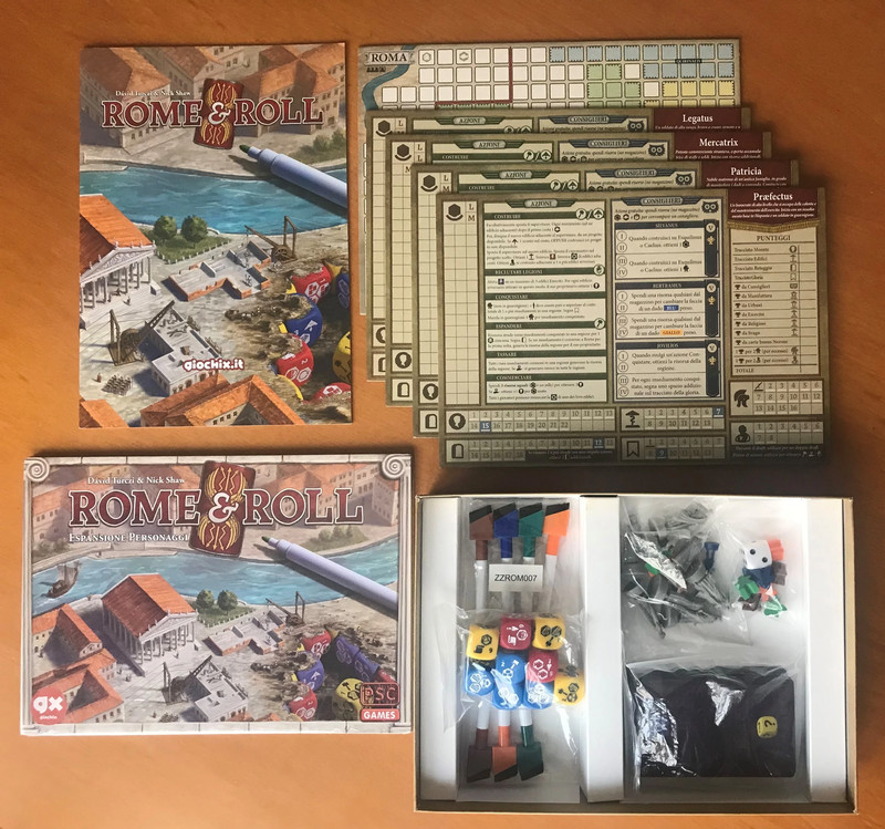 Rome & and Roll + Espansione Personaggi - Gioco da tavolo - Italiano - Giochix - 2020 3