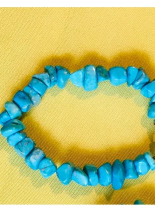 Bracelet en pierre Turquoise, merk: Turquoise, staat: Heel goed, € 8,50, € 9,63 inclusief Kopersbescherming