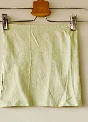 Pastelgroene meisjesrok, estado: Muito bom, tamanho: 12-18 meses / 80 cm, €3.50, €4.38 inclui Proteção do Comprador