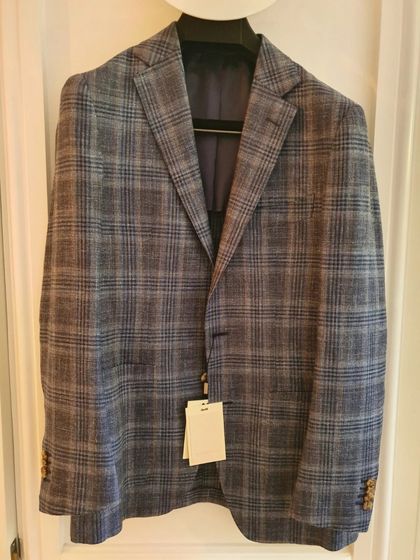 Suitsupply Havana Check Wool Silk Linen blazer jacket - Vinted