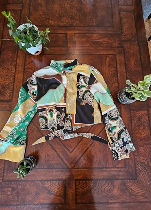 Petite chemise , por femme , taille xs , marque new collection, couleur vert/noir/jaune, brand: New Collection, condition: Very good, size: XS / 34 / 6, €4.00, €4.90 includes Buyer Protection