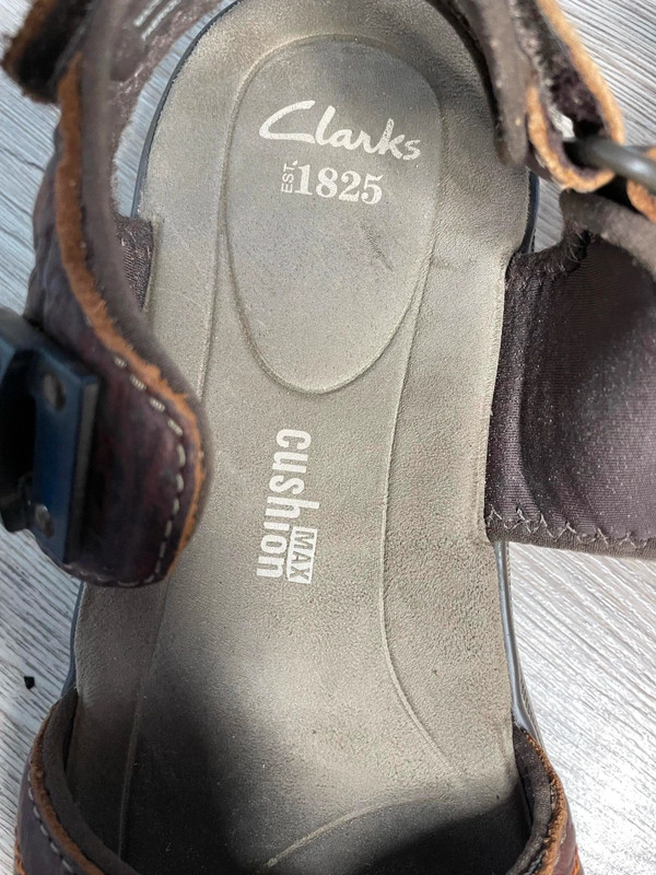 Sandały męskie skórzane Clarks max cushion 43 4