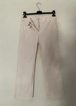 Pantaloni Eleganti Donna - Color Panna - Sergio Tacchini - Taglia L / IT 44 / EU 40, merk: Sergio Tacchini, staat: Heel goed, maat: L / 40 / 12, € 13,00, € 14,35 inclusief Kopersbescherming