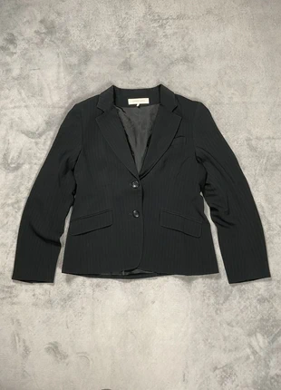 Blazer Gérard Darel noir vintage à fines rayures et boutons - Taille M, brand: Gerard Darel, condition: Very good, size: M / 38 / 10, €50.00, €53.20 includes Buyer Protection