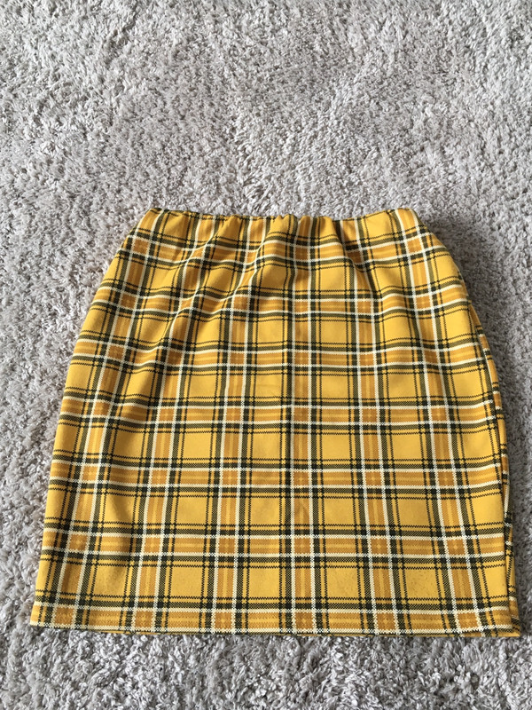 Yellow Tartan skirt - Vinted