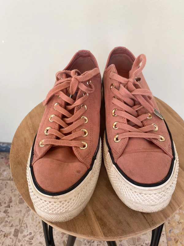 Converse plateforme rose pointure 38