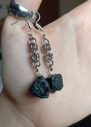 black tourmaline earrings , brand: Alternative, condition: New with tags, £12.00, £13.30 includes Buyer Protection