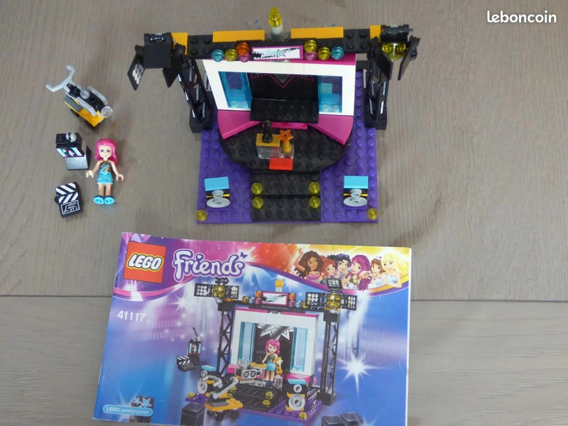 Lego friends n 41117 le plateau tv pop star complet avec boite
