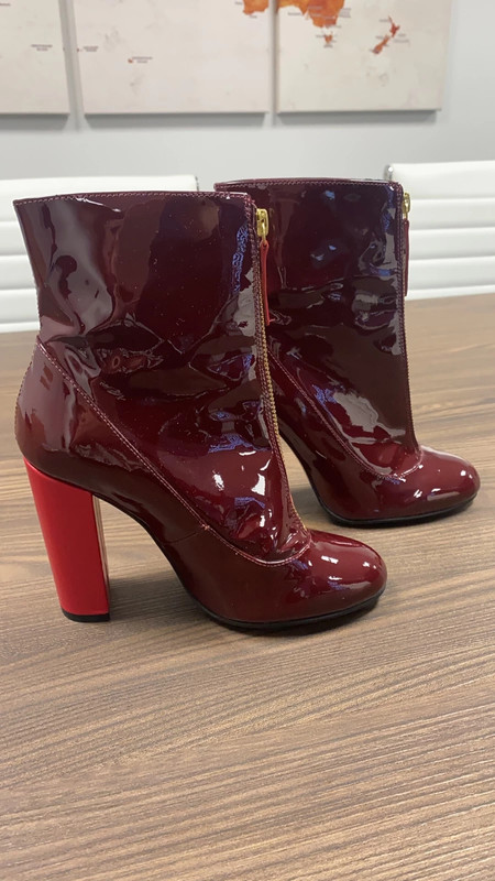 Carvela burgundy store ankle boots