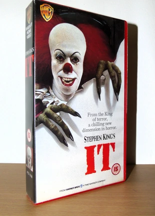 Horror VHS - Stephen Kings It - Pennywise Tim Curry Original Cover, condition: Very good, £25.00, £26.95 includes Buyer Protection