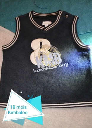 Débardeur bleu marine polaire marque Kimbaloo en 18 mois et en très bon état , brand: Kimbaloo, condition: Very good, size: 18-24 months / 86 cm, €1.50, €2.28 includes Buyer Protection