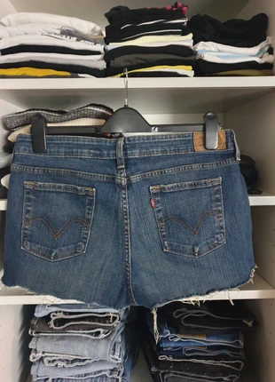 Vintage Levi's 545 Jeans - Shorts, Loose Fit / 90er Jahre /, mittelblau, Gr. 12M (~ Gr.42), Unisex, merk: true vintage, staat: Heel goed, maat: XL / 42 / 14, € 3,00, € 3,85 inclusief Kopersbescherming