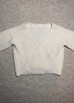 Gilet Sézane Femme M Crème Écru Cardigan Ouvert Pull Chandail Maille, merk: Sézane, staat: Heel goed, maat: M / 38 / 10, € 65,00, € 68,95 inclusief Kopersbescherming