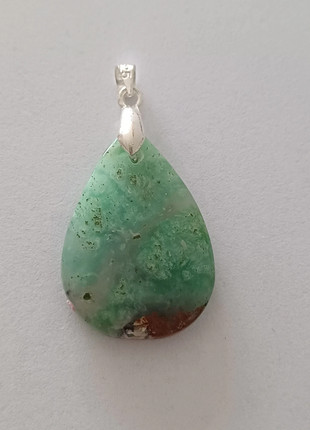 Pendentif Chrysoprase, estado: Novo sem etiquetas, €13.00, €14.35 inclui Proteção do Comprador