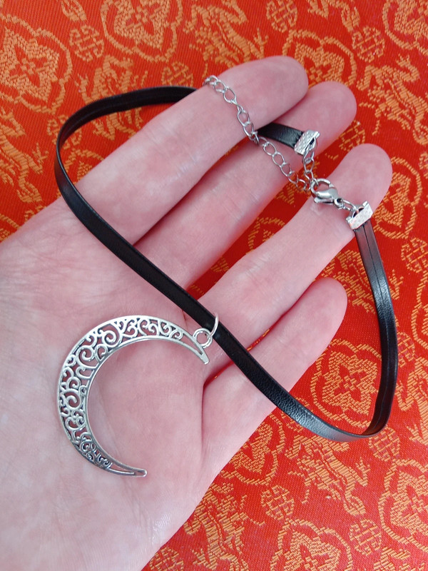 Spiritual / Hippie / Witch / Wicca / Goth - Moon Choker Necklace 2