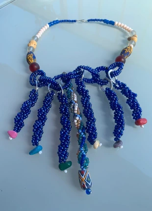 Necklase glass, marque: Handmade, état: Neuf sans étiquette, 10,00 €, 11,20 € Protection acheteurs incluse