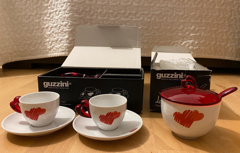 Set Tazzine caffè Guzzini Love